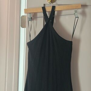 3 Old Navy knit dresses Olive, black, pink